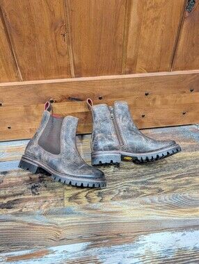 Bed Stu Kiefra Trek Chelsea Boot Black Lux Sz 6